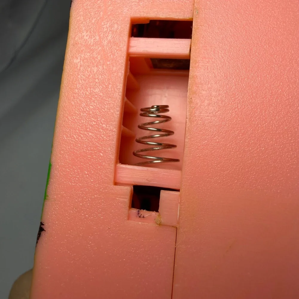 Vintage Pink Pig Kitchen Timer 60 Min Mechanical Ticking Farmhouse Novelty Prop